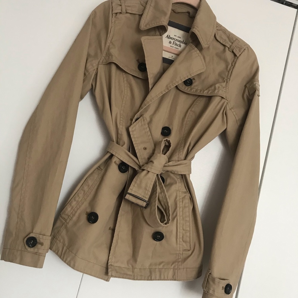 abercrombie trench coat